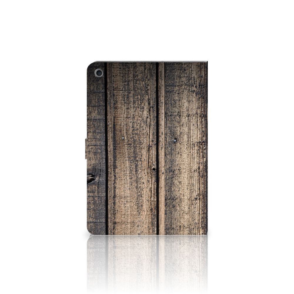 Tablet Book Cover Steigerhout - open hoes