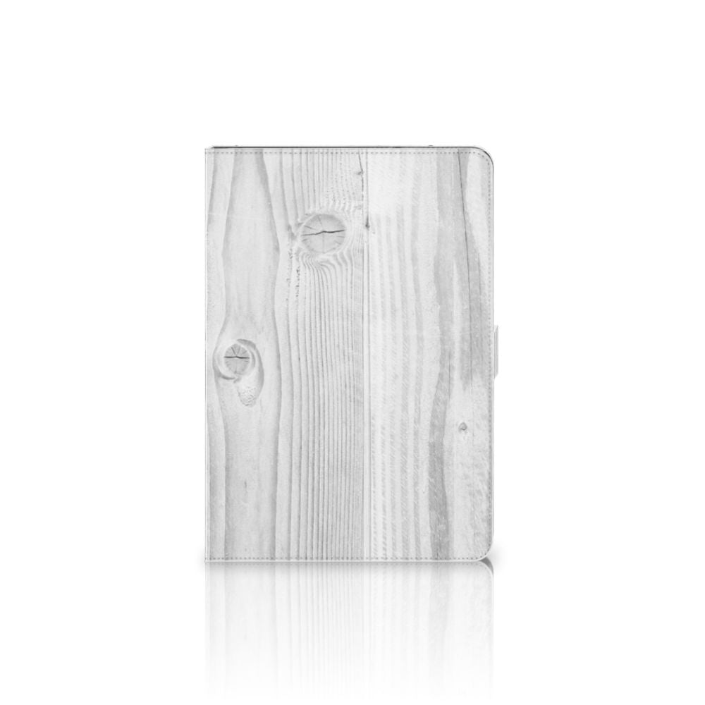 Tablet Book Cover White Wood - achterkant