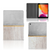 Tablet Book Cover Wood Concrete - collage met voor-, achter- en binnenkant