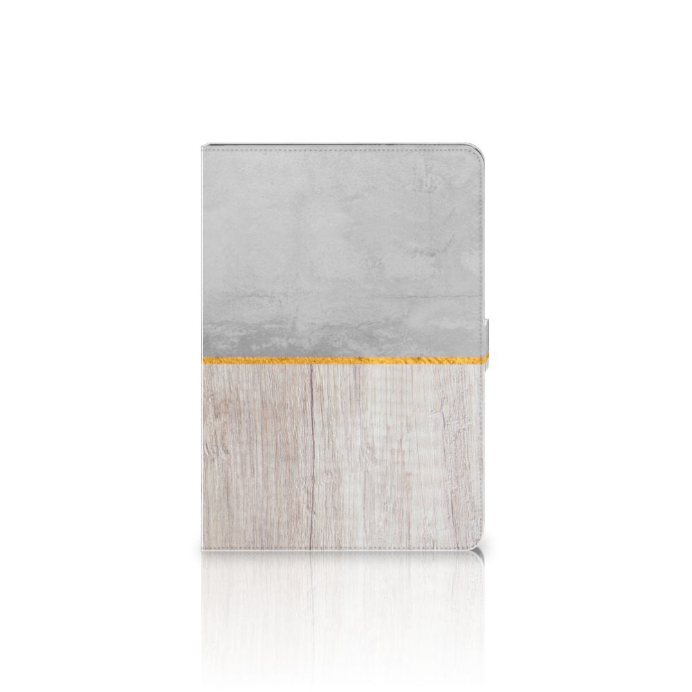 Tablet Book Cover Wood Concrete - achterkant