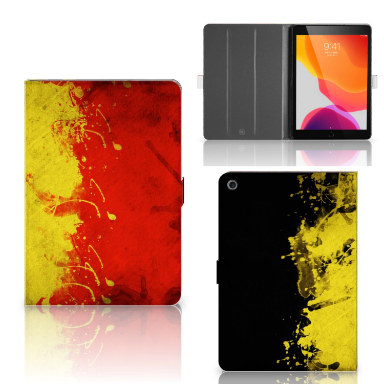 Tablet Case België - collage met voor-, achter- en binnenkant