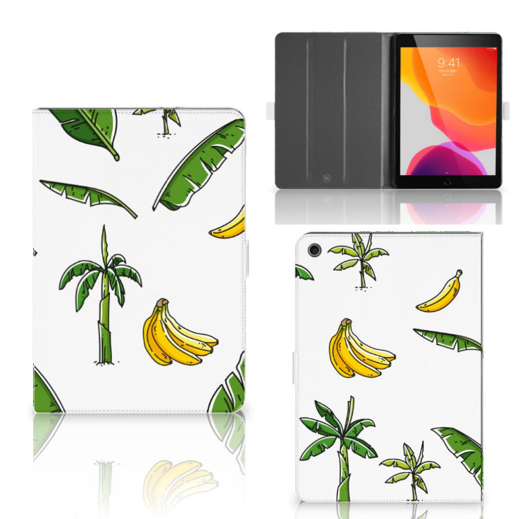 Tablet Cover Banana Tree - collage met voor-, achter- en binnenkant