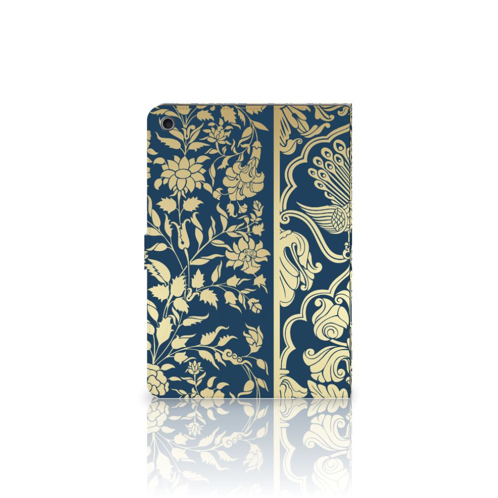 Tablet Cover Beige Flowers - open hoes