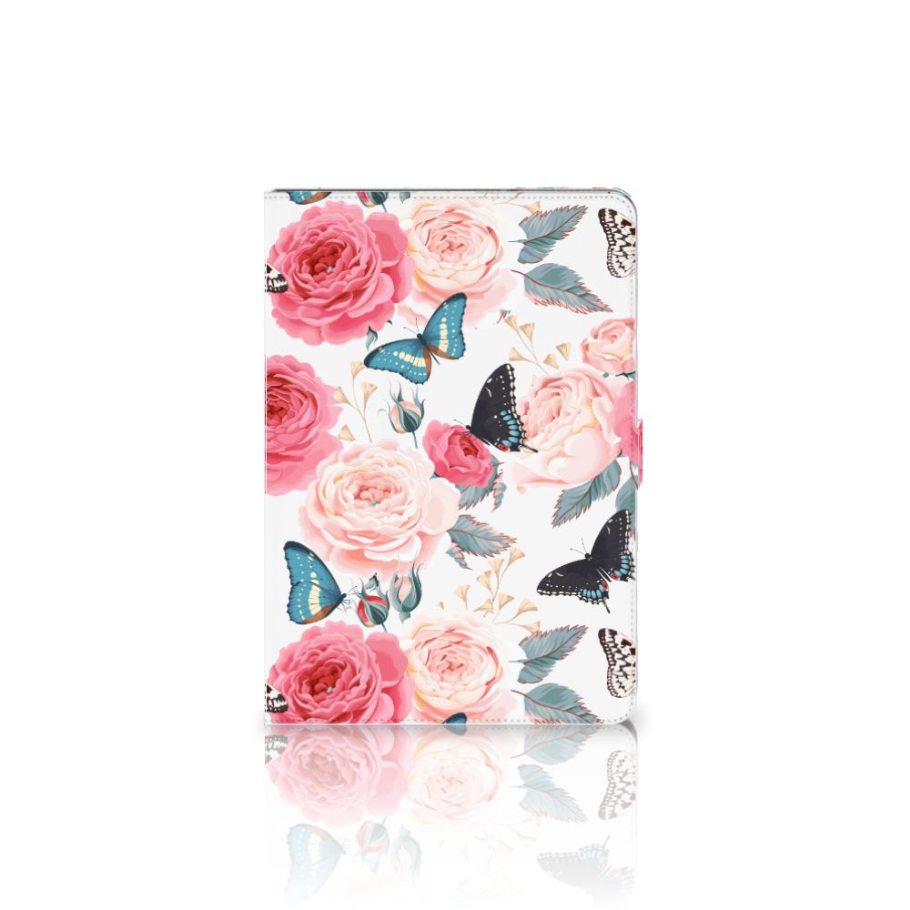 Tablet Cover Butterfly Roses - achterkant