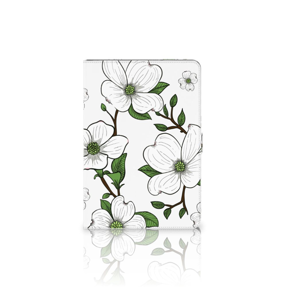 Tablet Cover Dogwood Flowers - achterkant