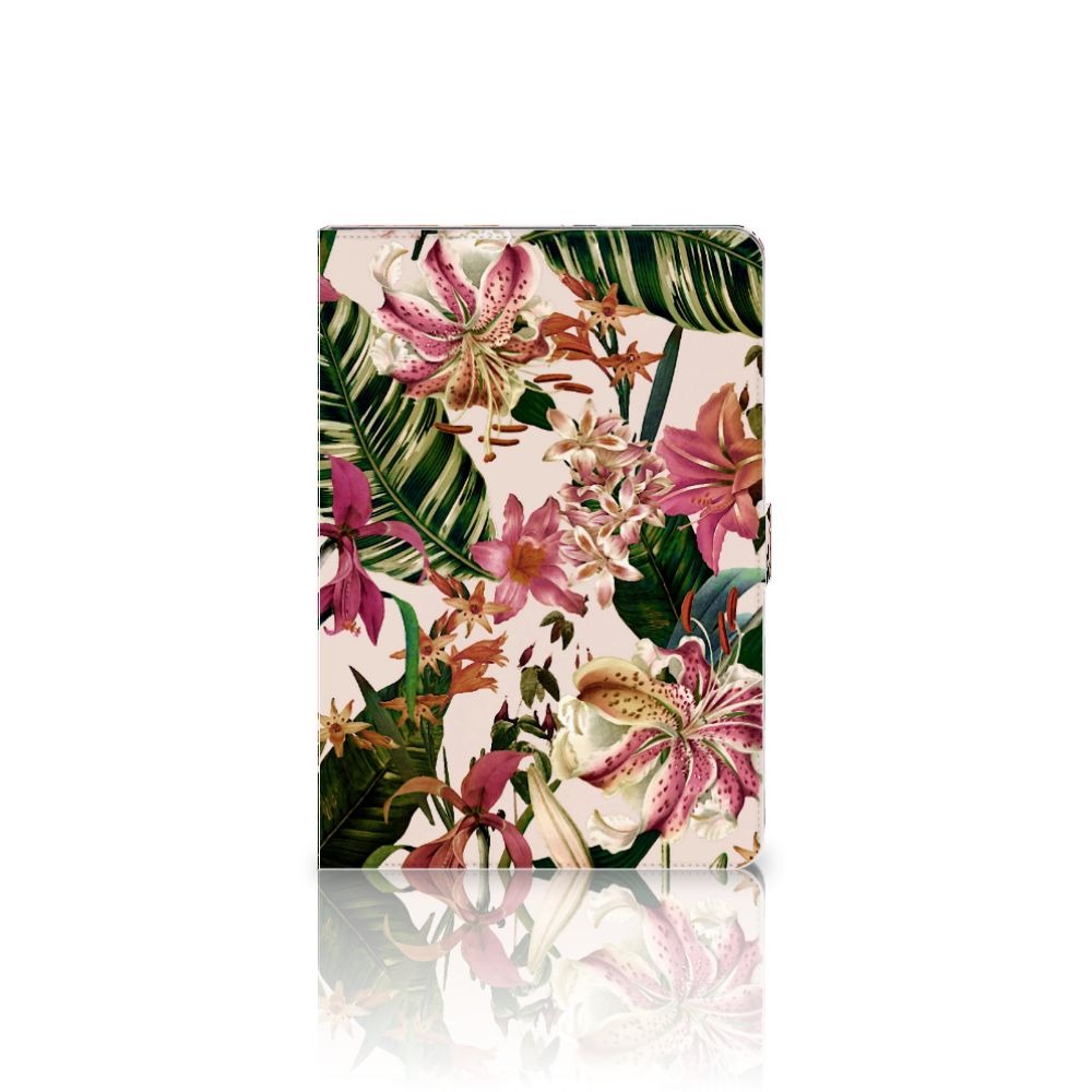 Tablet Cover Flowers - achterkant