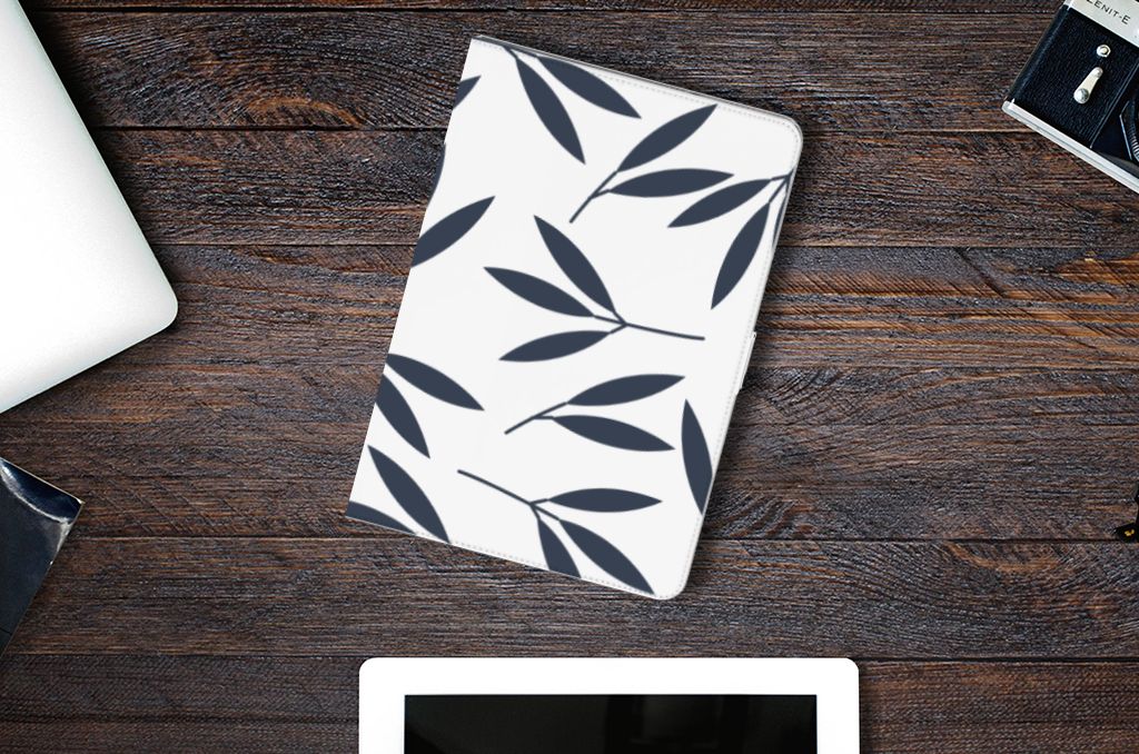 Tablet Cover Leaves Blue - lifestylefoto
