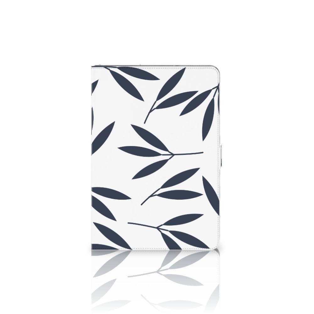 Tablet Cover Leaves Blue - achterkant