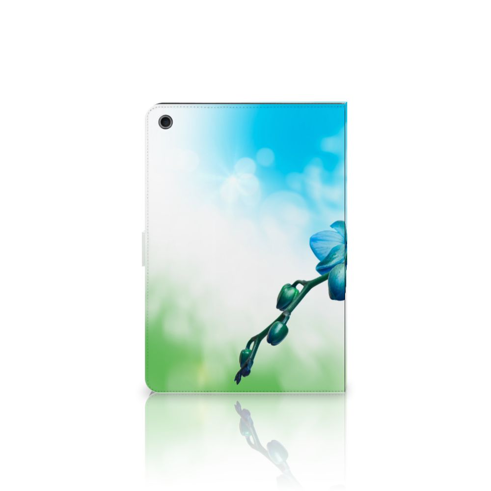 Tablet Cover Orchidee Blauw - Cadeau voor je Moeder - open hoes