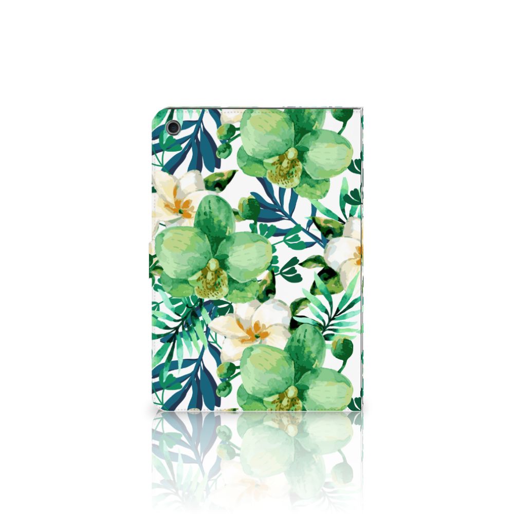 Tablet Cover Orchidee Groen - open hoes