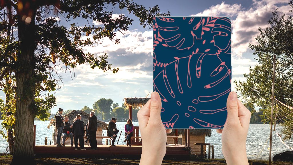 Tablet Cover Palm Leaves - voorkant