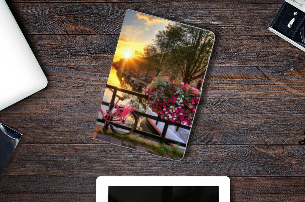Tablet Flip Case Amsterdamse Grachten - lifestylefoto