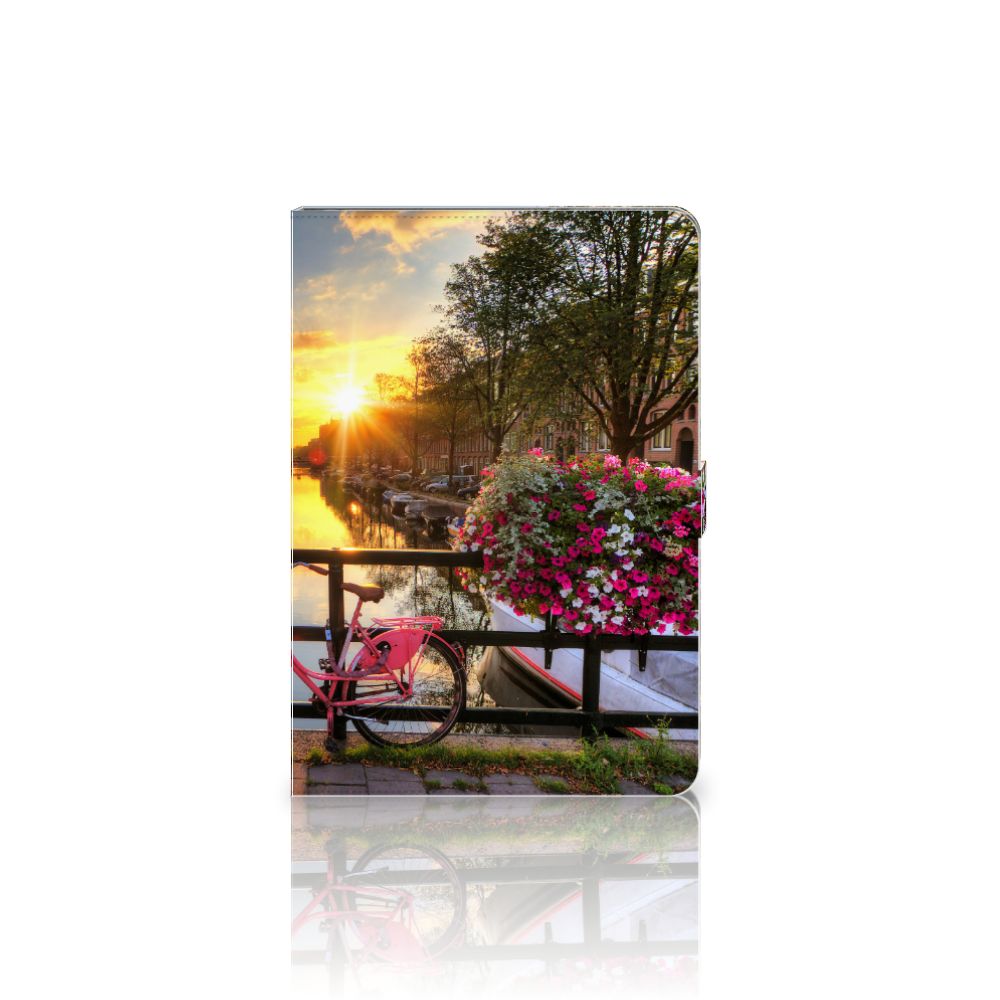 Tablet Flip Case Amsterdamse Grachten - achterkant