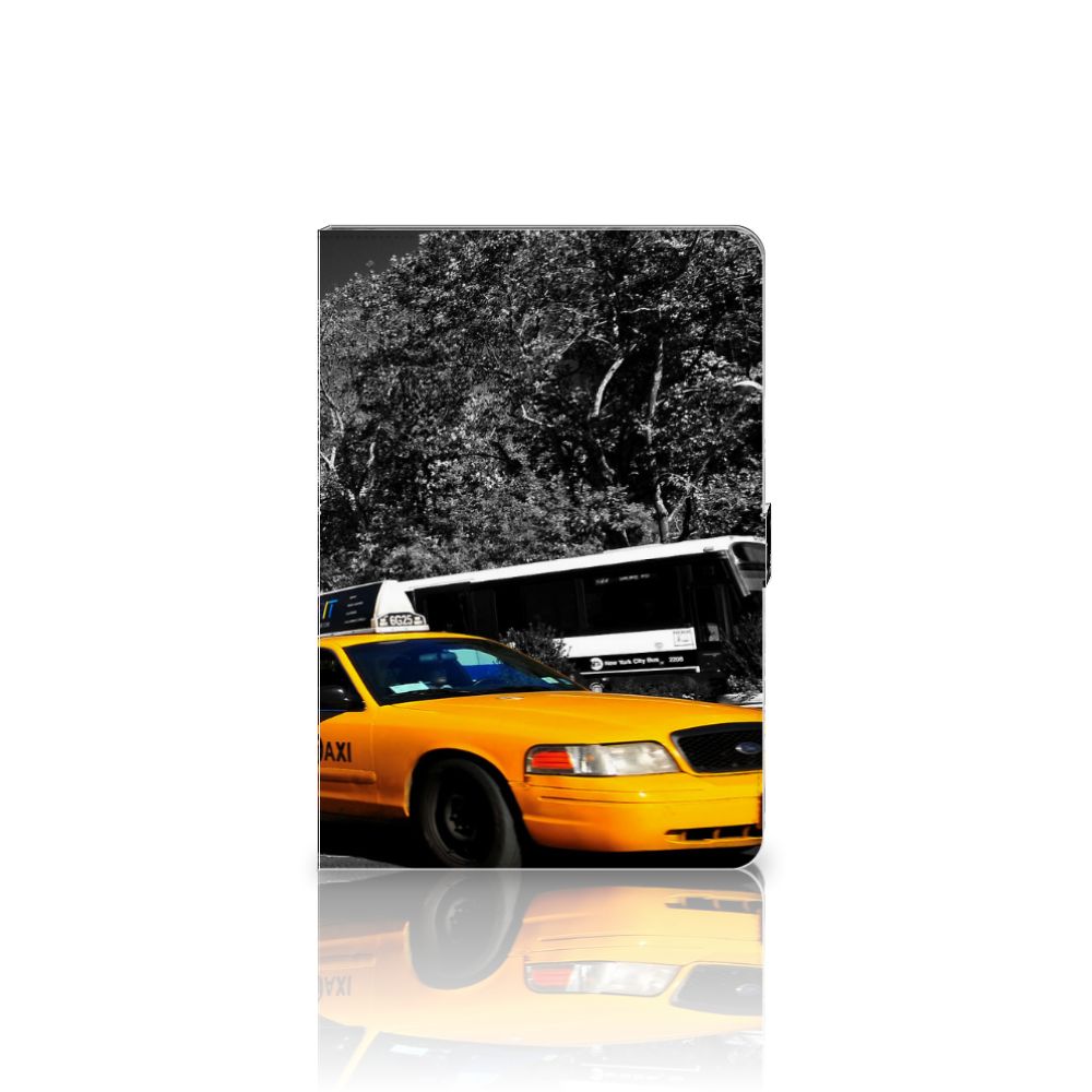Tablet Flip Case New York Taxi - achterkant