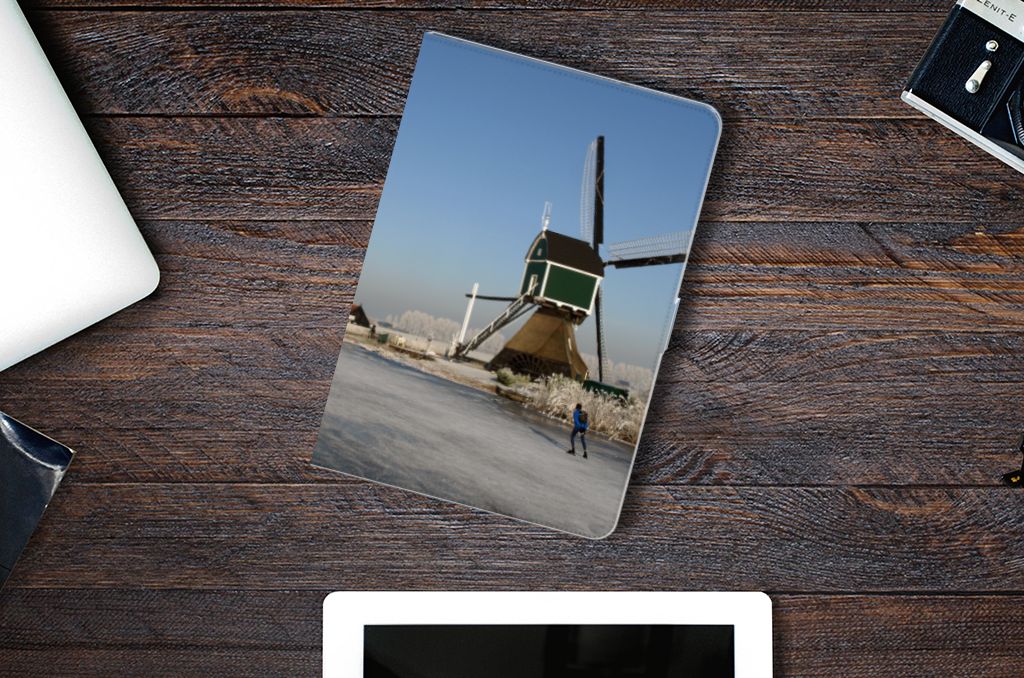 Tablet Flip Case Schaatsers - lifestylefoto