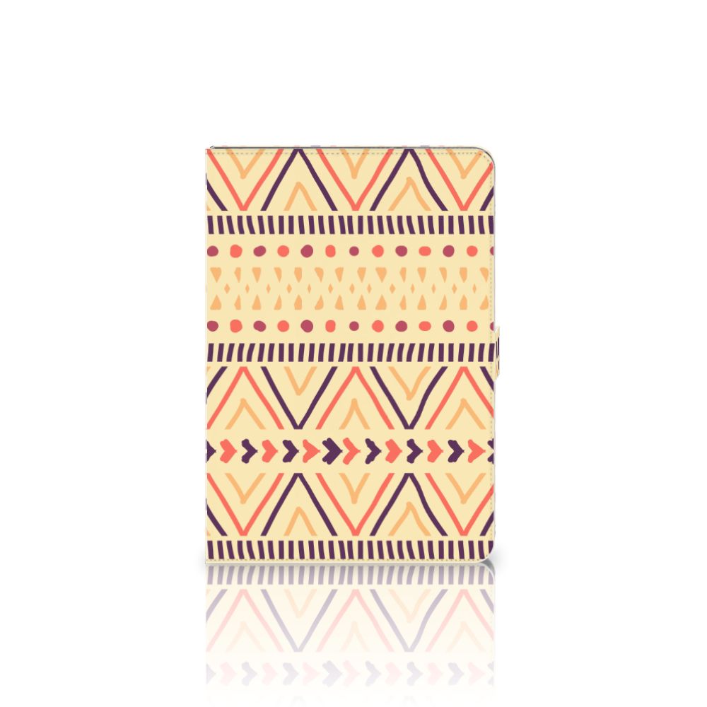 Tablet Hoes Aztec Yellow - achterkant