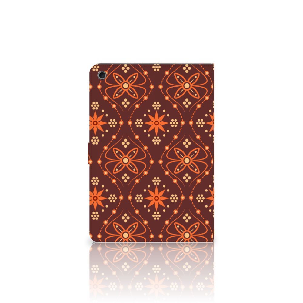 Tablet Hoes Batik Brown - open hoes