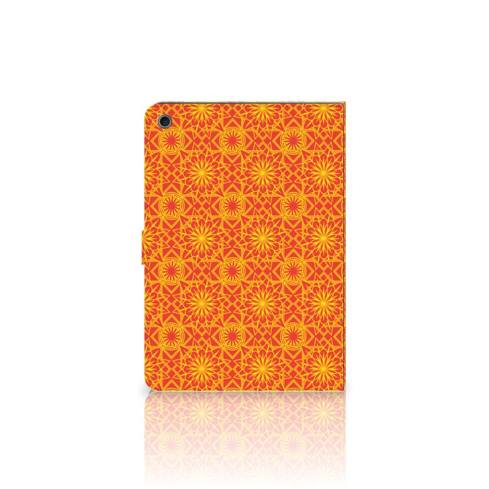 Tablet Hoes Batik Oranje - open hoes
