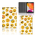 Tablet Hoes Emoji - collage met voor-, achter- en binnenkant