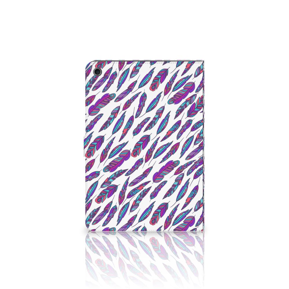 Tablet Hoes Feathers Color - open hoes