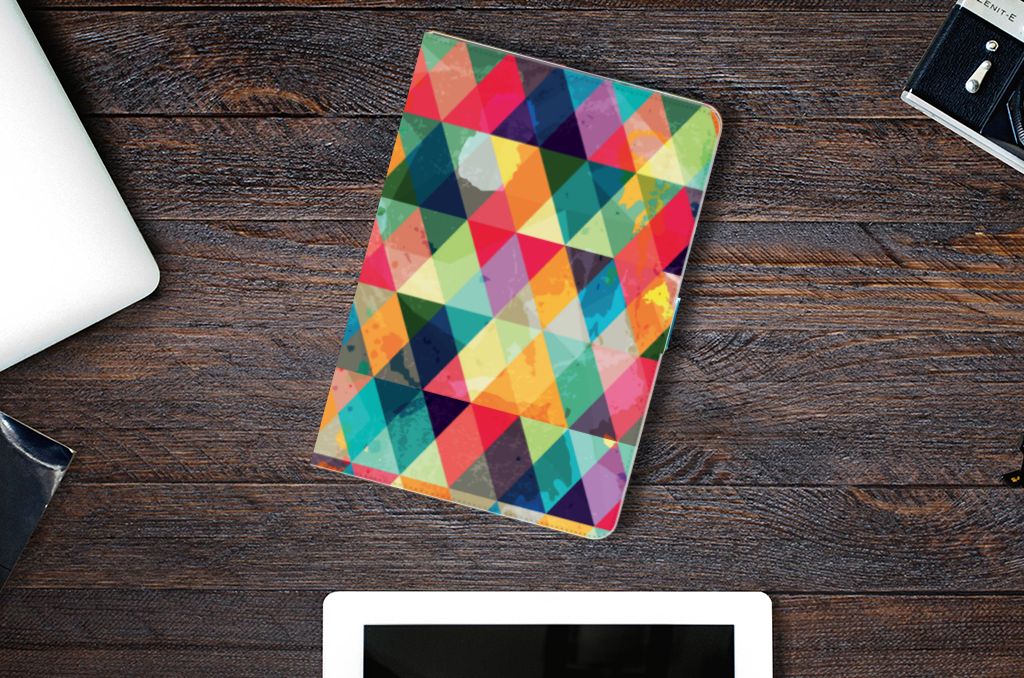 Tablet Hoes Geruit - lifestylefoto