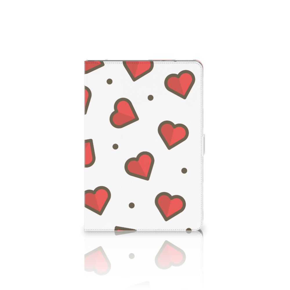 Tablet Hoes Hearts - achterkant