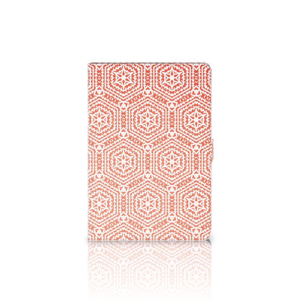 Tablet Hoes Pattern Orange - achterkant