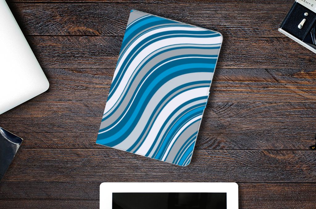 Tablet Hoes Waves Blue - lifestylefoto
