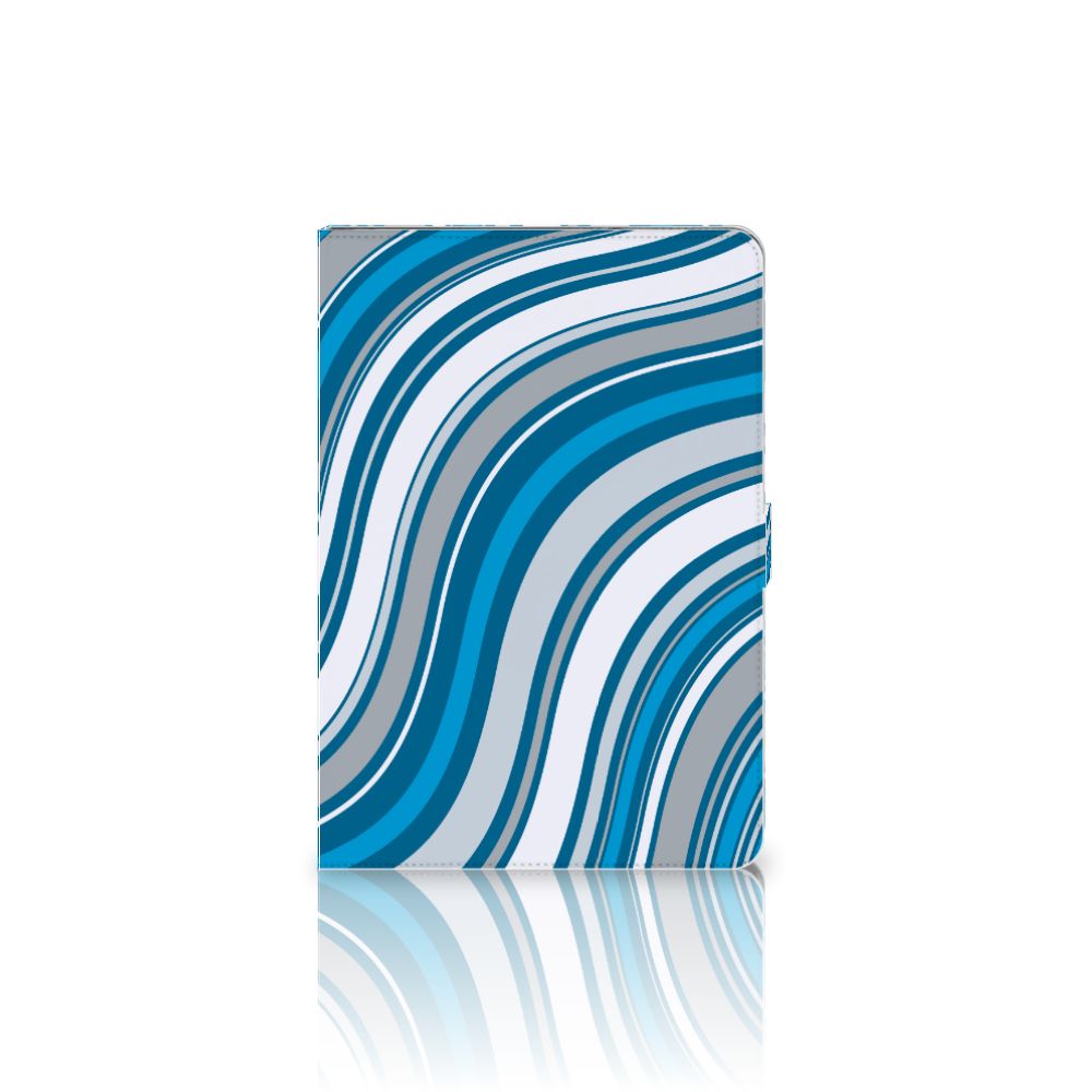 Tablet Hoes Waves Blue - achterkant