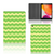 Tablet Hoes Waves Green - collage met voor-, achter- en binnenkant
