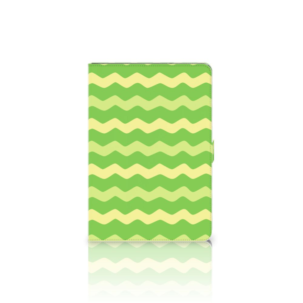 Tablet Hoes Waves Green - achterkant