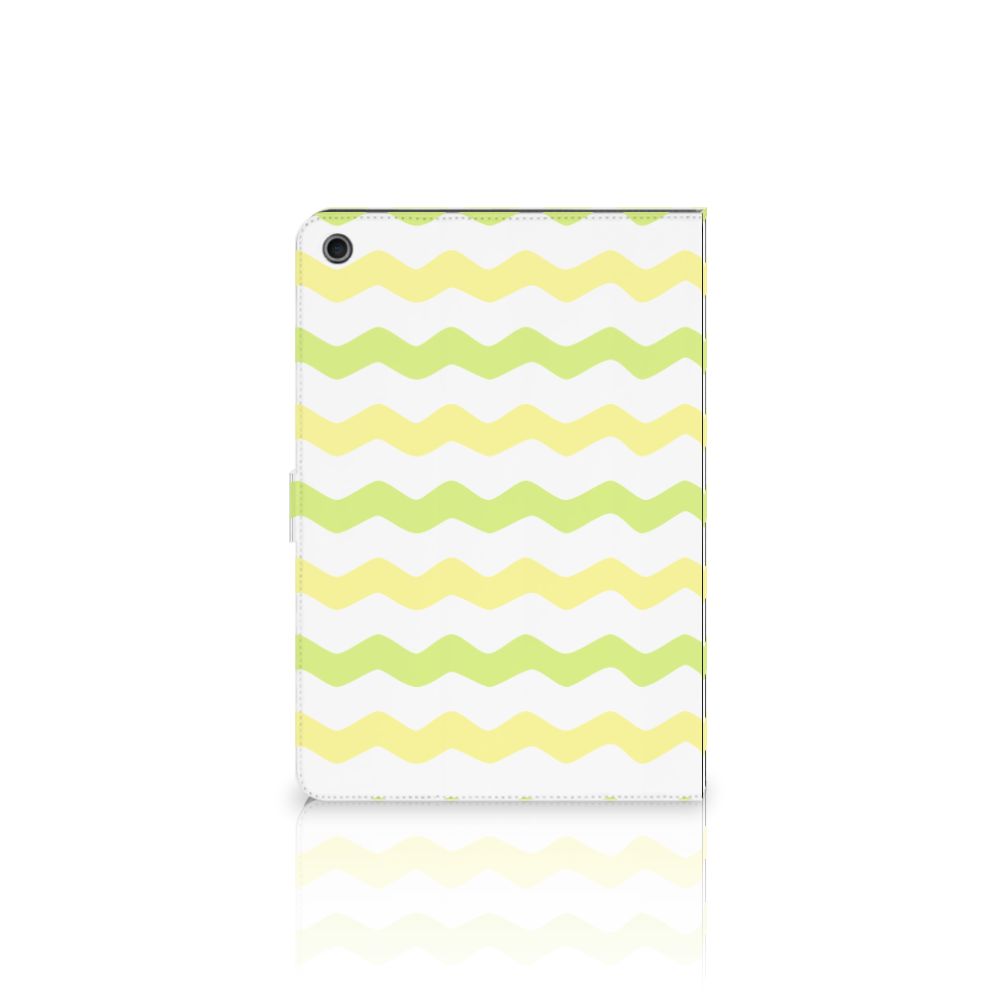 Tablet Hoes Waves Yellow - open hoes