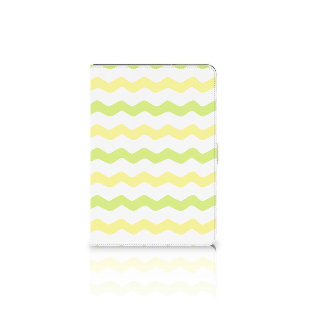 Tablet Hoes Waves Yellow - achterkant