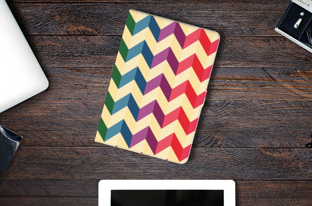 Tablet Hoes Zigzag Multi Color - lifestylefoto