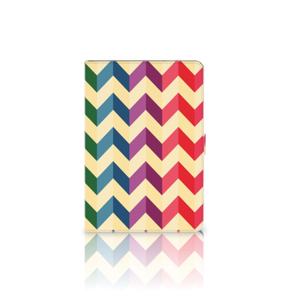 Tablet Hoes Zigzag Multi Color - achterkant
