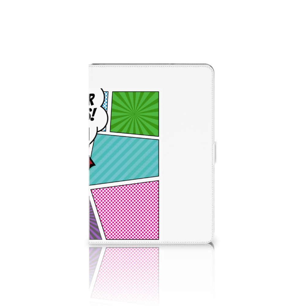 Tablet Hoes met standaard Popart Princess - achterkant