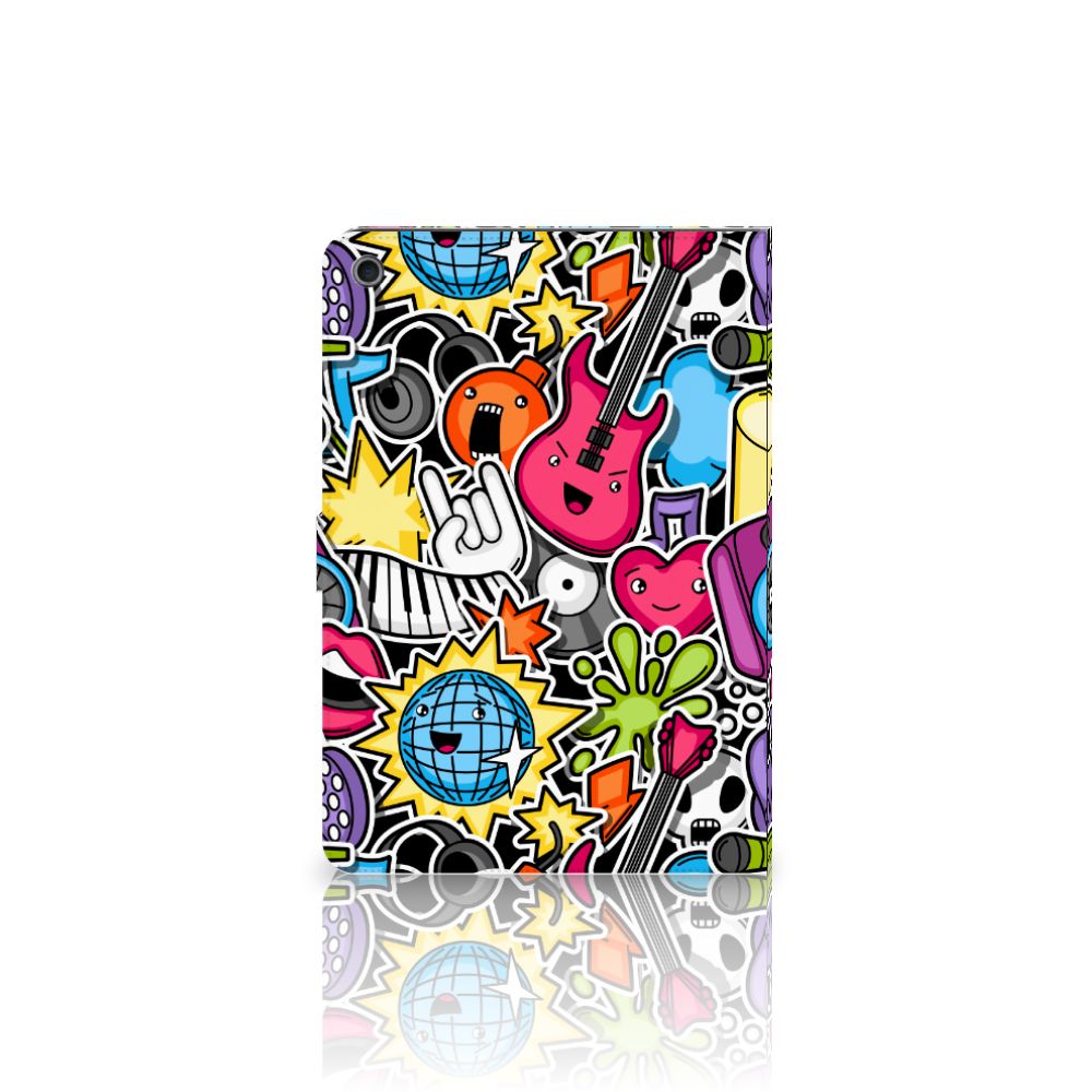 Tablet Hoes met standaard Punk Rock - open hoes