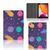 Tablet Hoes met standaard Space - collage met voor-, achter- en binnenkant