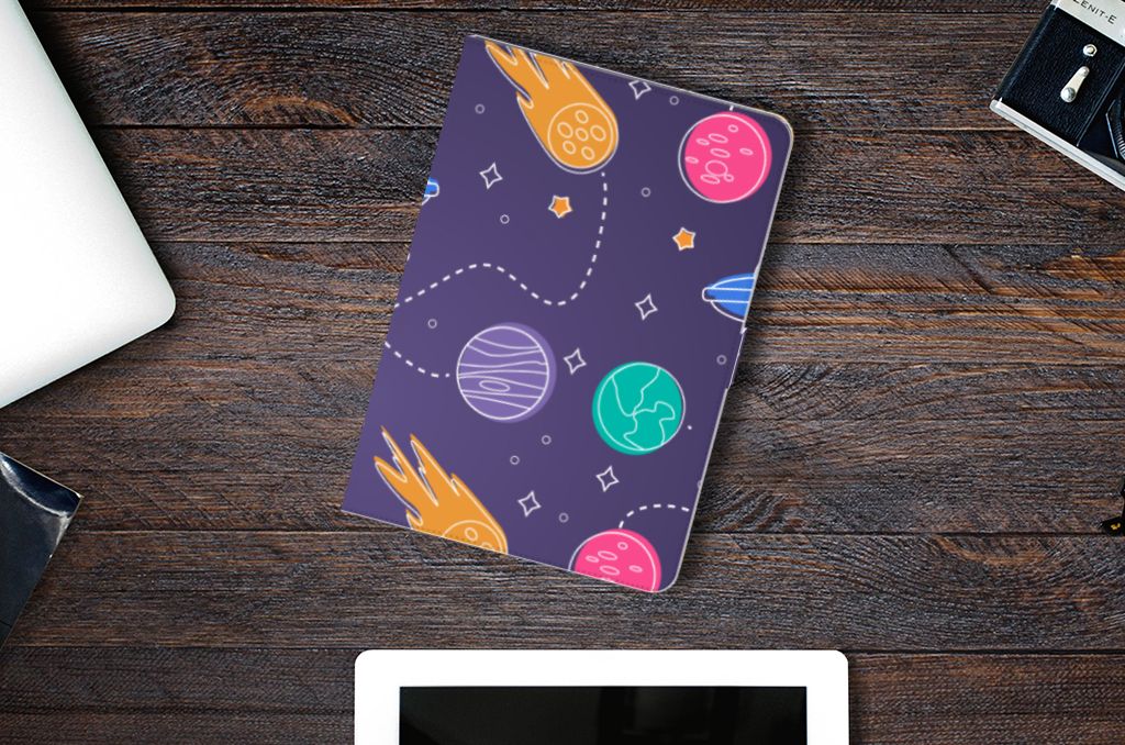 Tablet Hoes met standaard Space - lifestylefoto