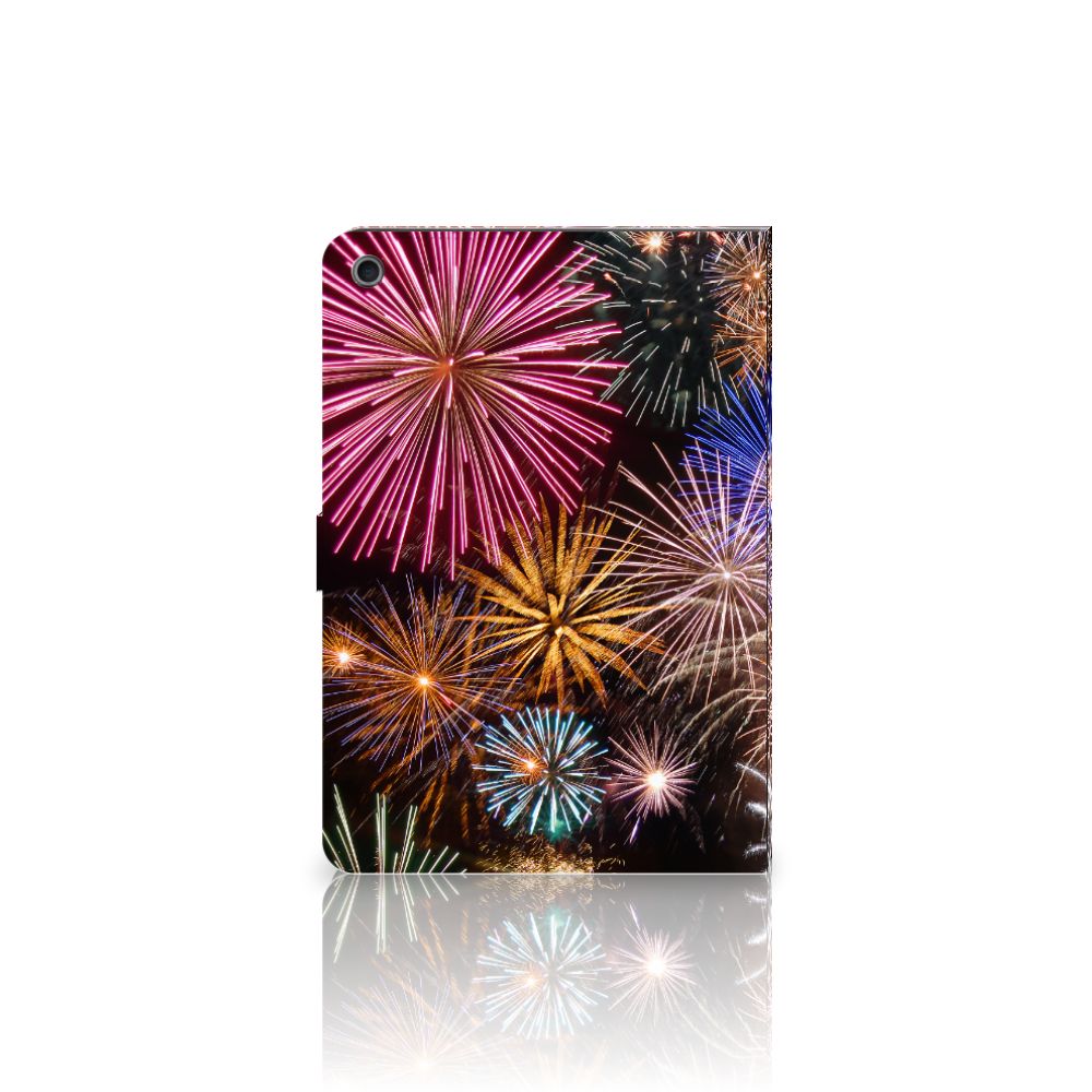 Tablet Hoes met standaard Vuurwerk - open hoes