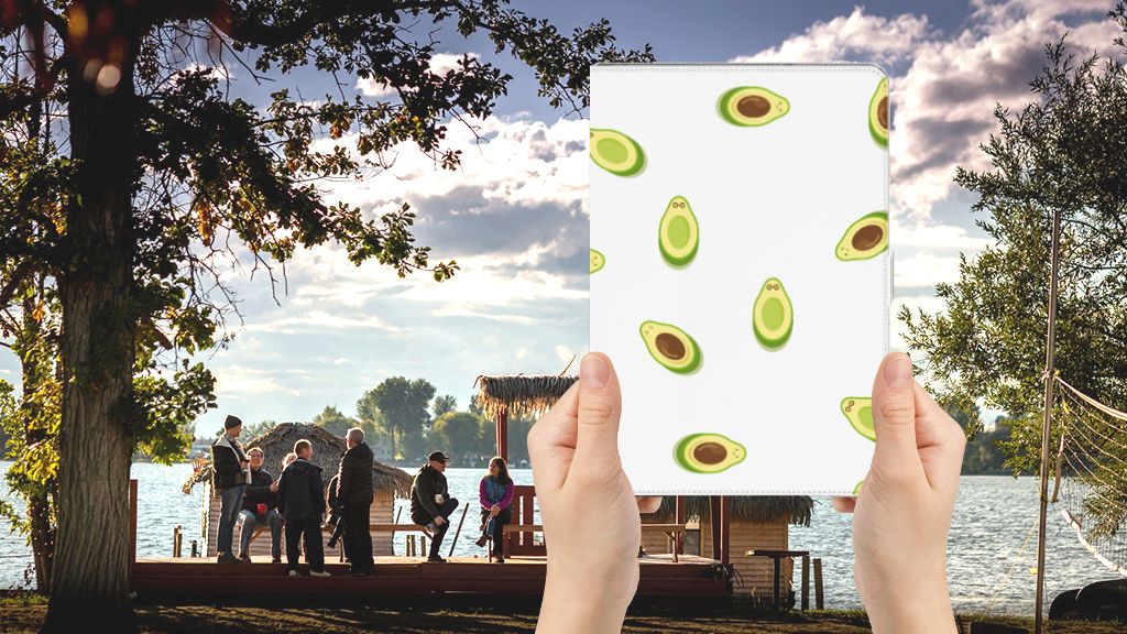 Tablet Stand Case Avocado - voorkant