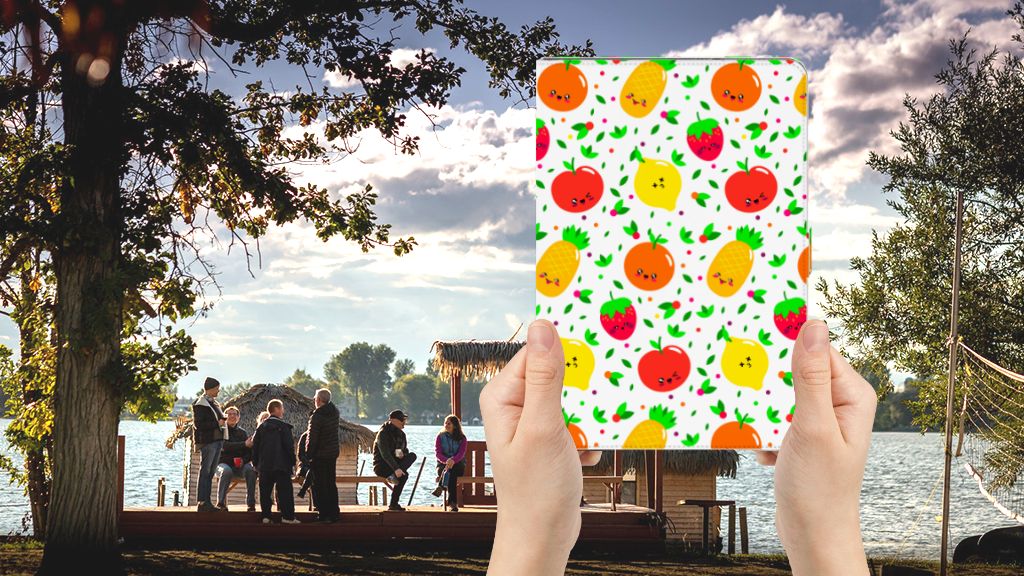 Tablet Stand Case Fruits - voorkant