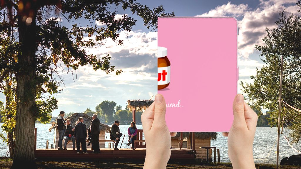 Tablet Stand Case Nut Boyfriend - voorkant