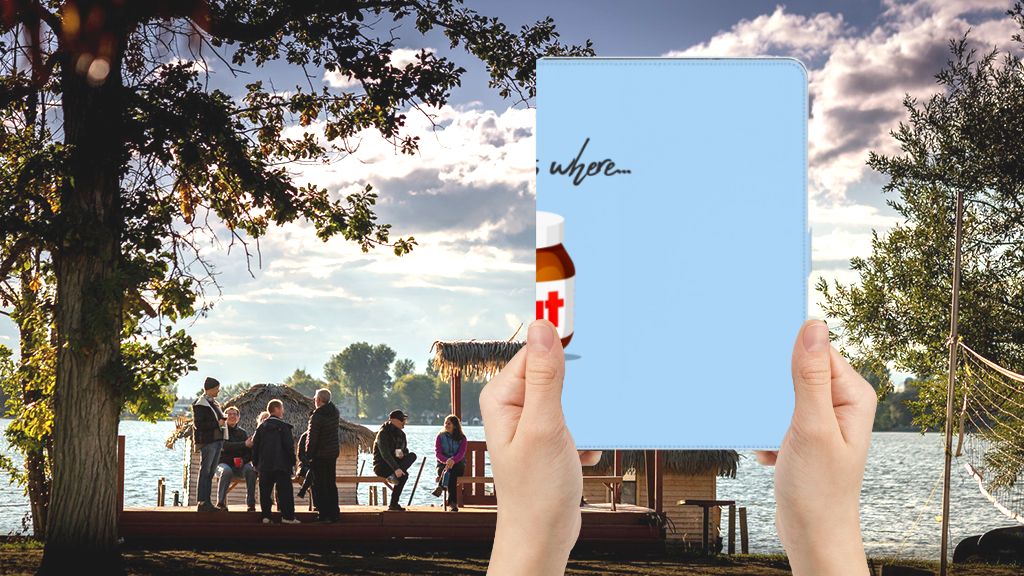 Tablet Stand Case Nut Home - voorkant