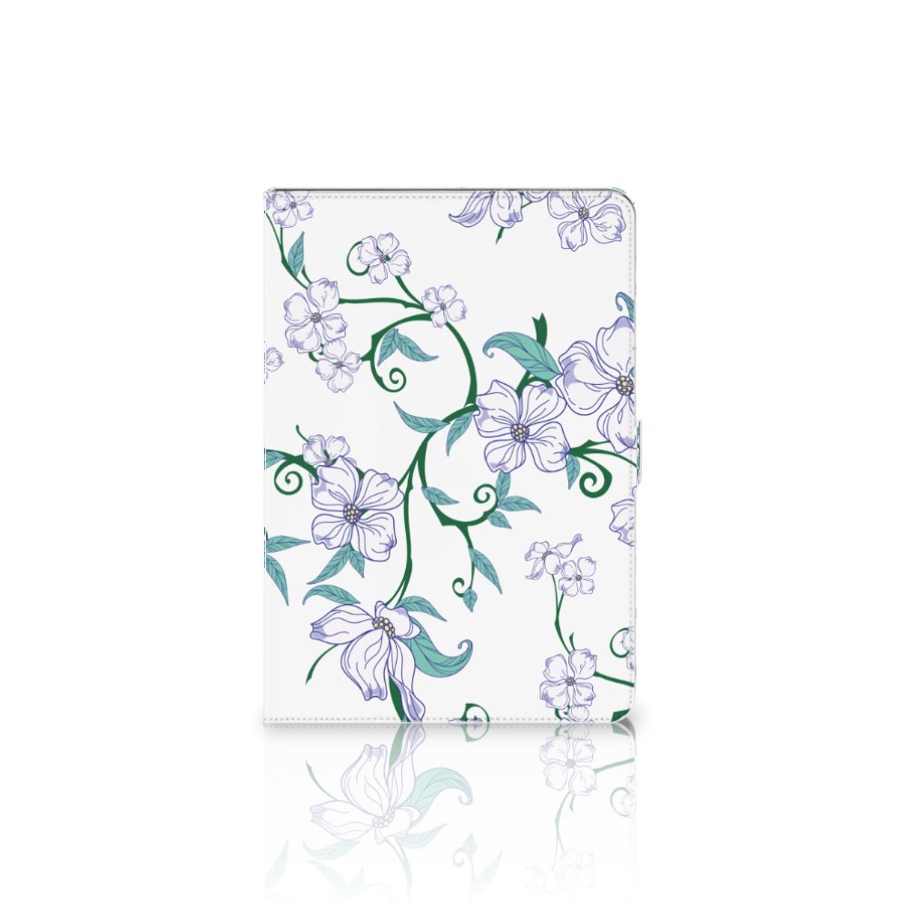 Uniek Tablet Cover Blossom White - achterkant