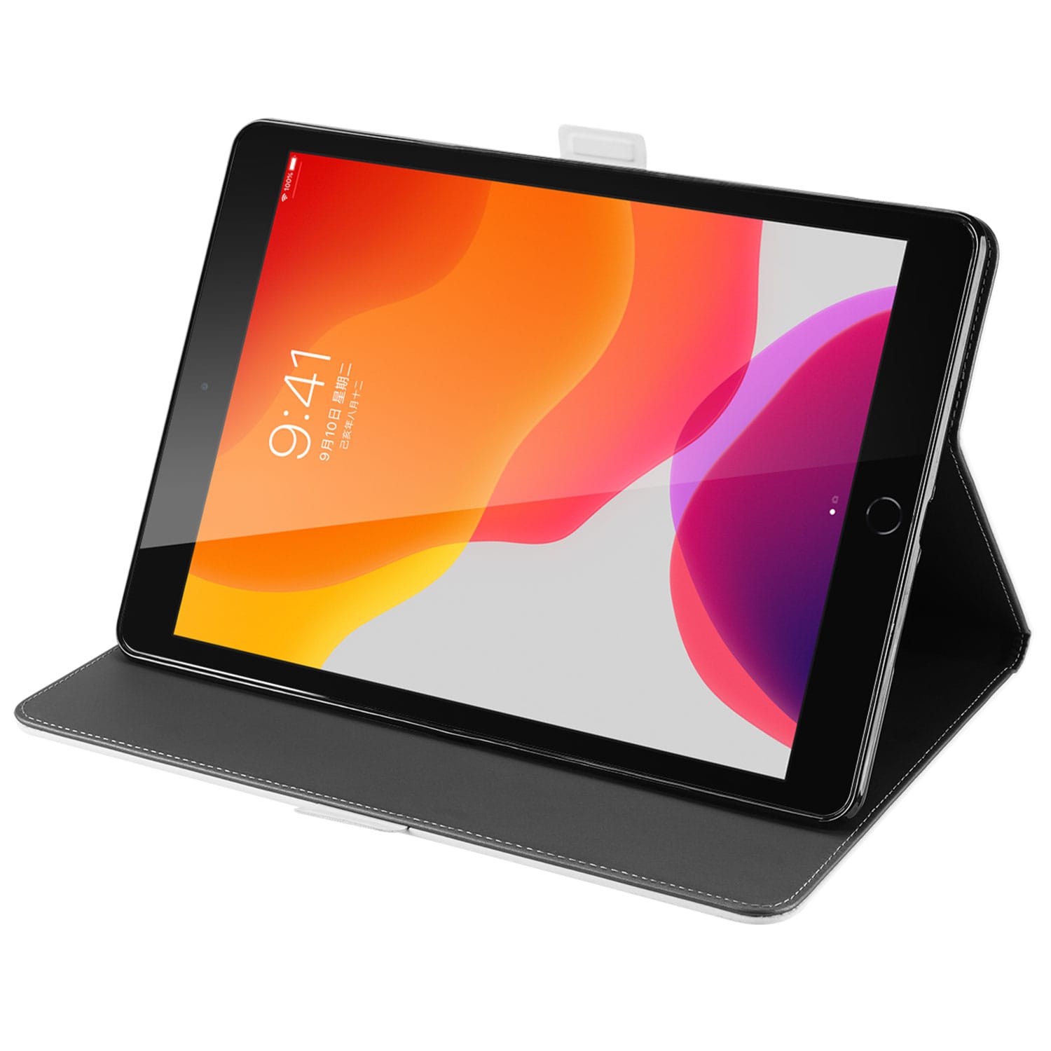 iPad 10.2 2019 | iPad 10.2 2020 | iPad 10.2 2021 Hoesje Wit met Standaardfunctie