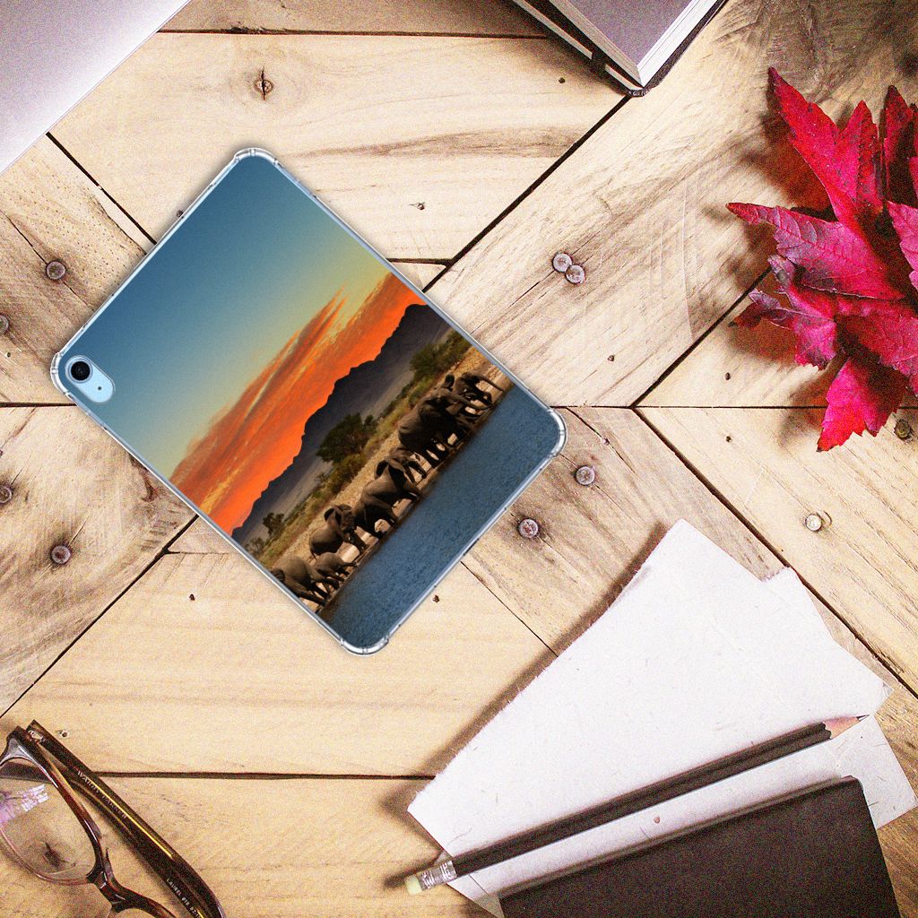 iPad (2022) 10.9 Back Case Olifanten