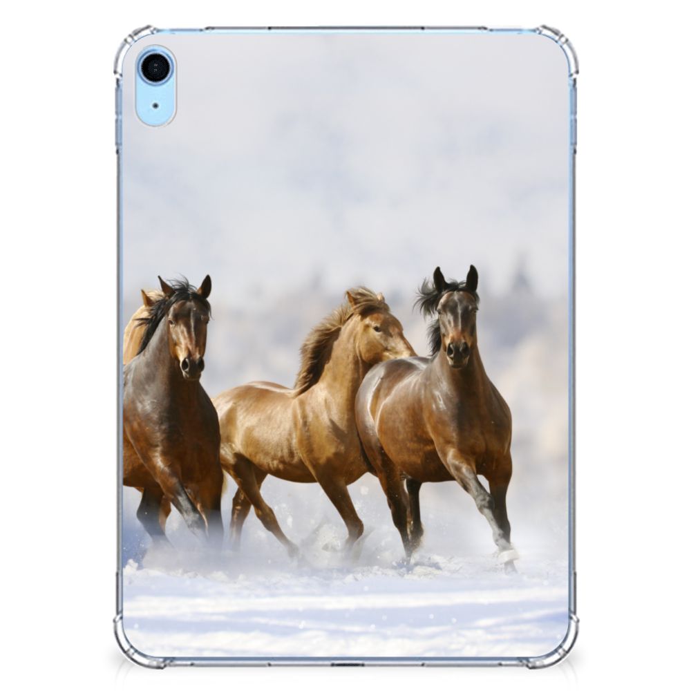 iPad (2022) 10.9 Back Case Paarden