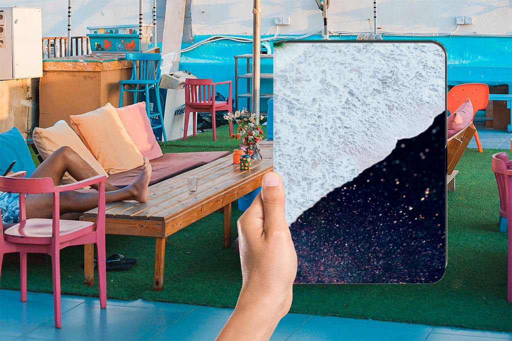 iPad (2022) 10.9 Tablet Beschermhoes Sea in Space