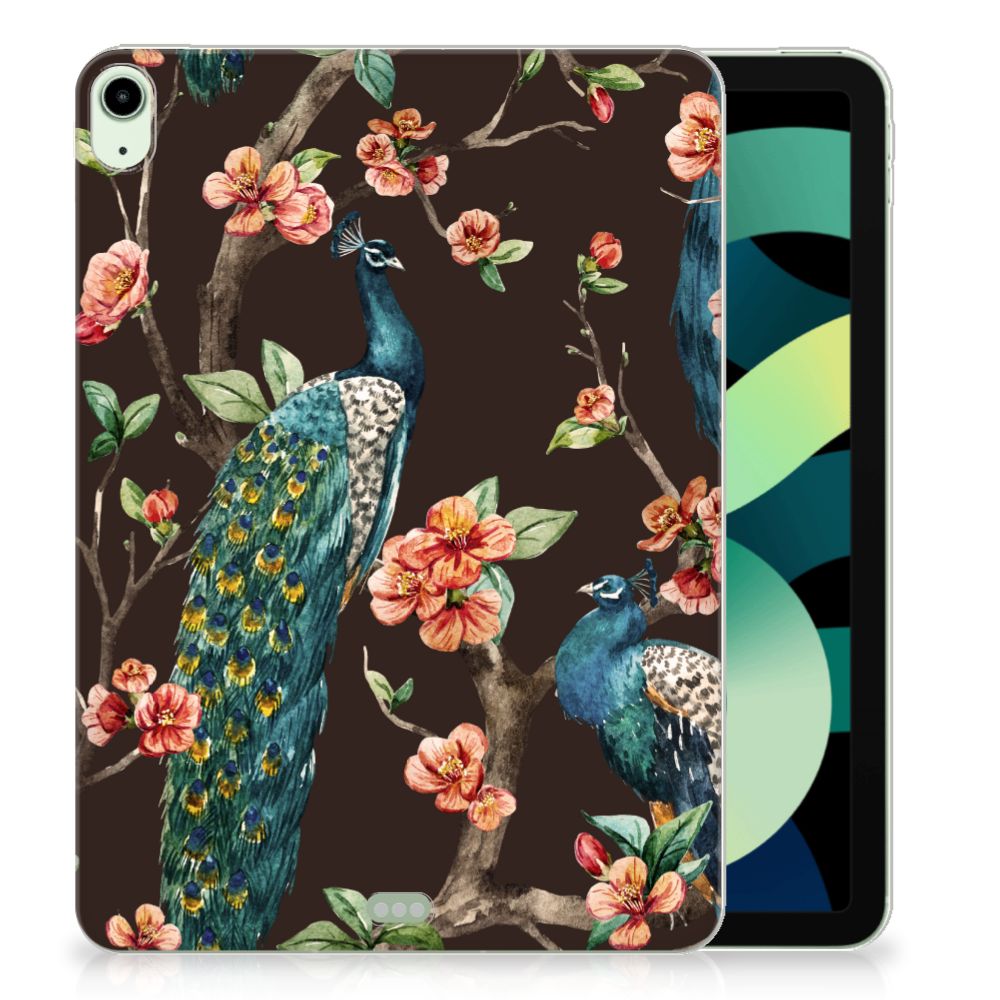 iPad Air (2020/2022) 10.9 inch Back Case Pauw met Bloemen